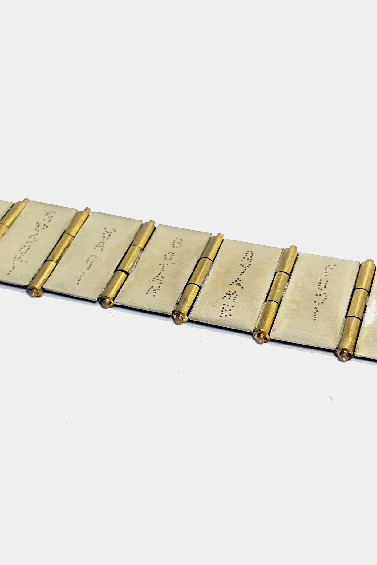 Tony Blanco choker necklace, gold and silver statement jewelry