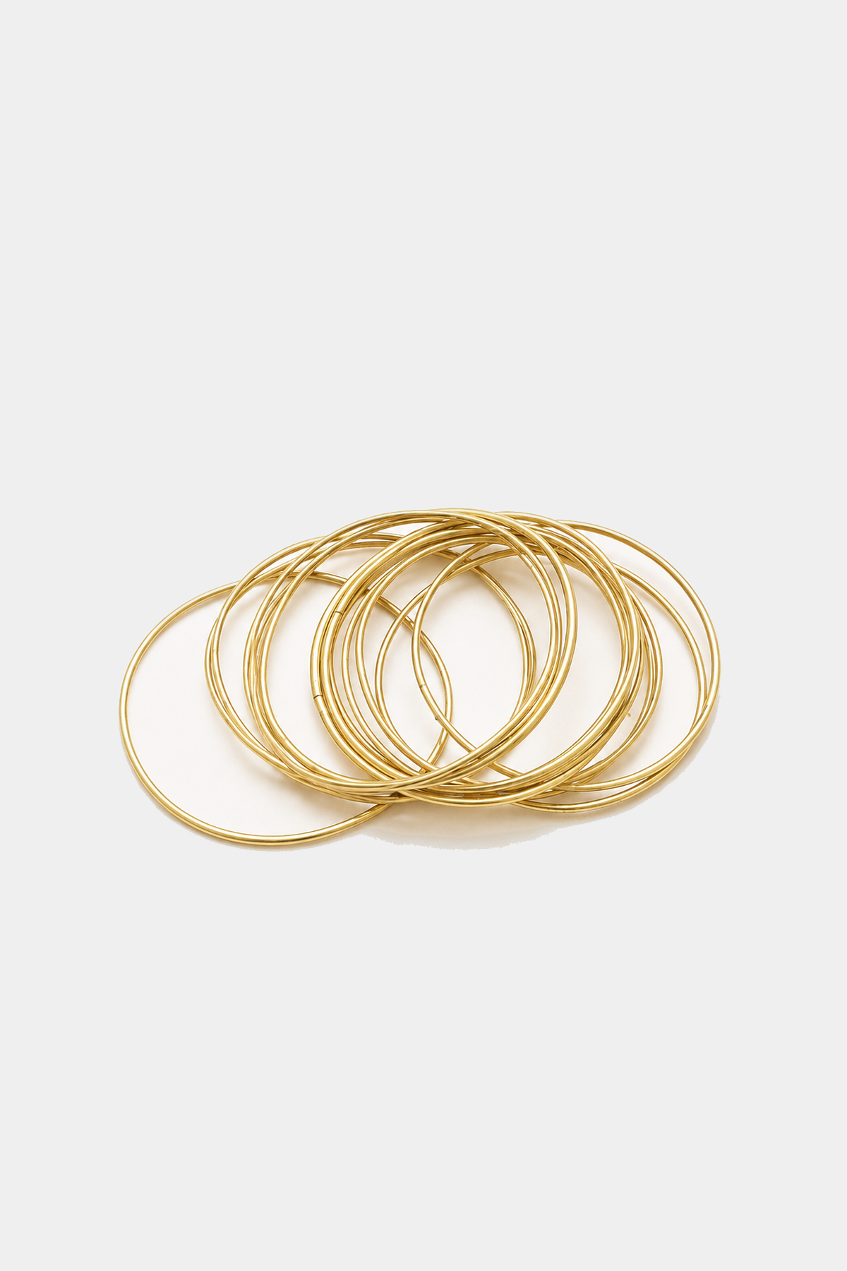 Tony Blanco closed brass bracelet, gold filled, three sizes available