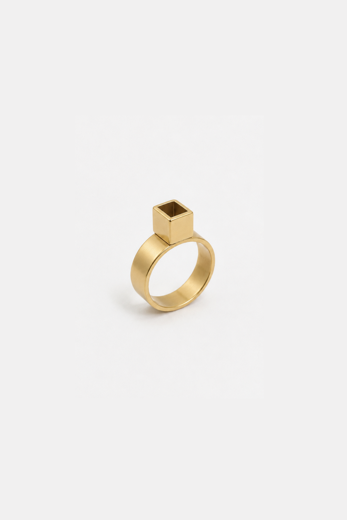 Tony Blanco set of two rings, gold punk jewelry