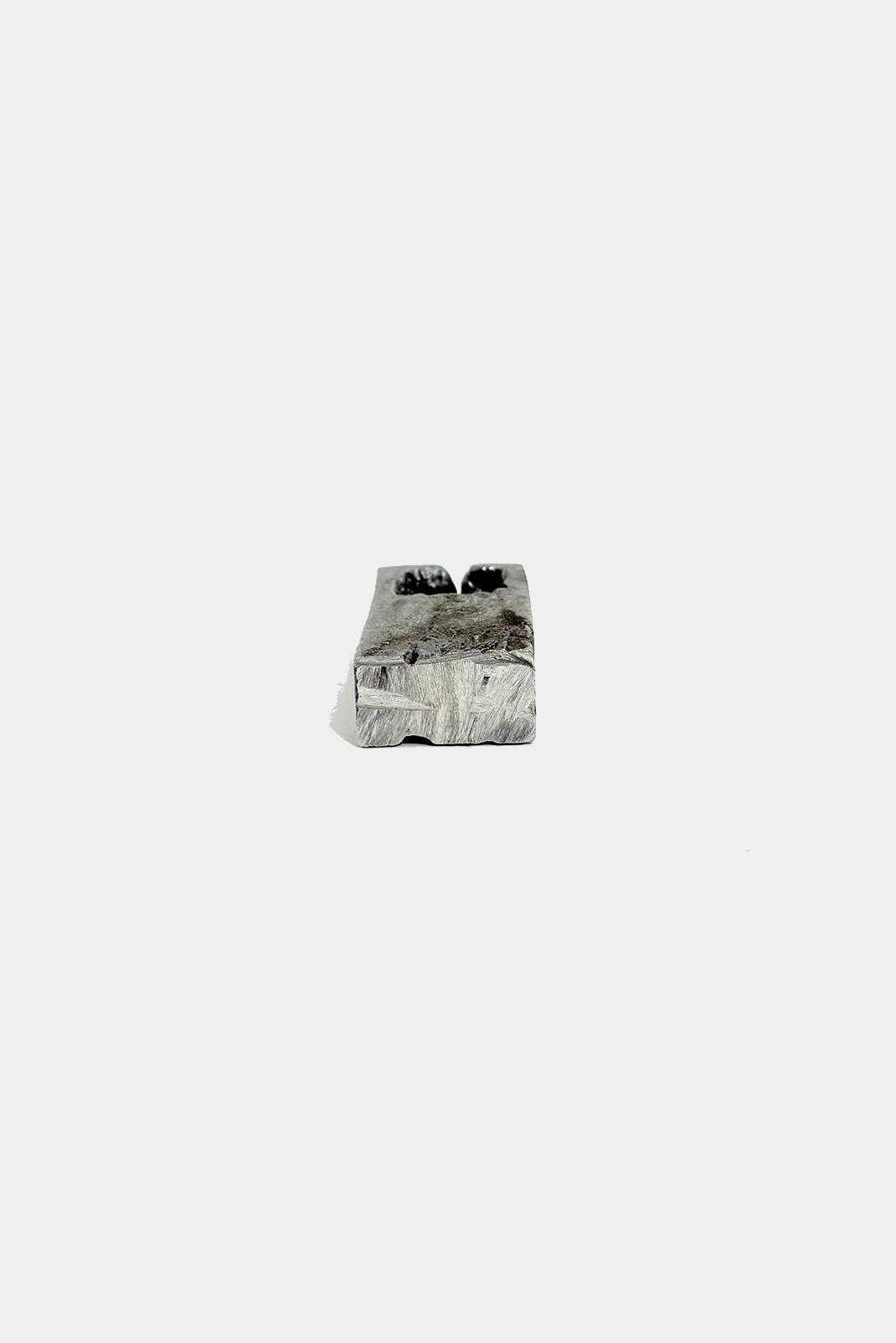 Tony Blanco aluminium ring, sculptural statement jewelry