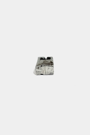 Tony Blanco aluminium ring, sculptural statement jewelry
