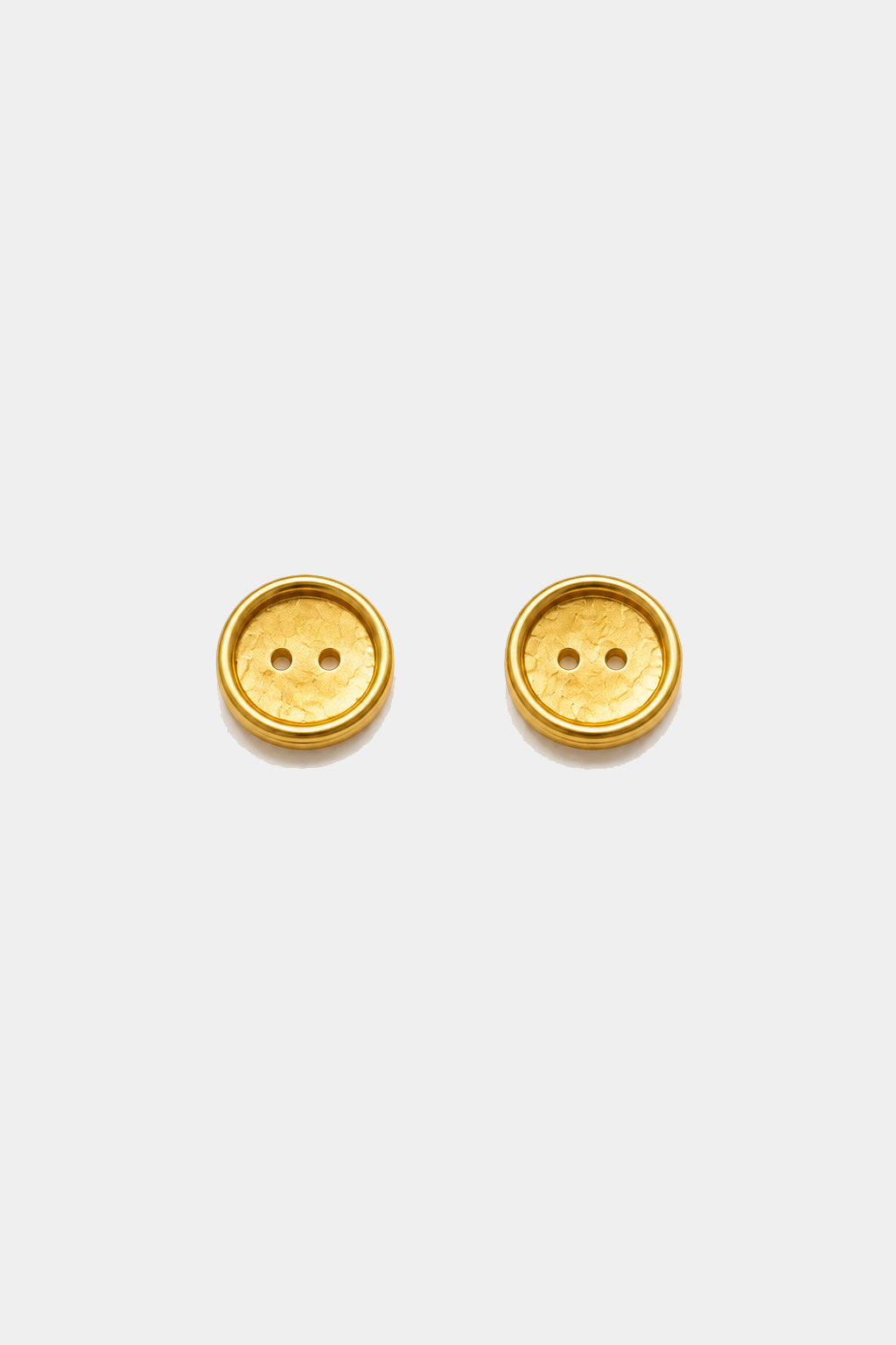 Tony Blanco gold shirt buttons, fine jewelry hardware, brass